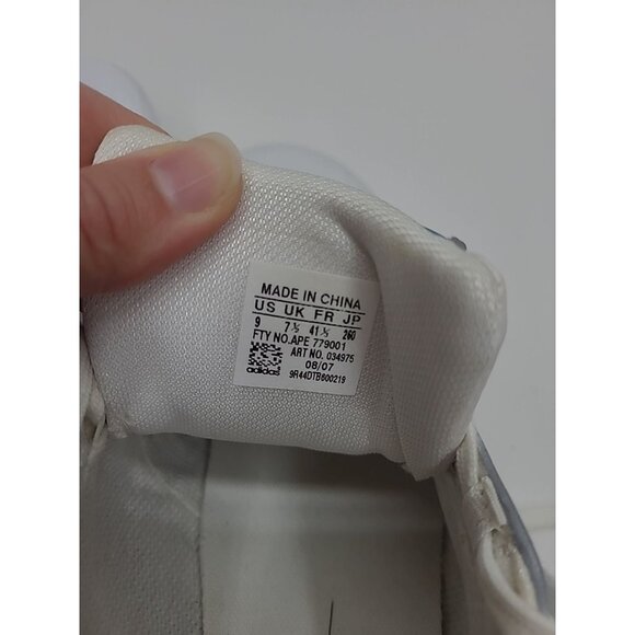 Adidas Goodyear Racing Sneakers Women's Size 9 New without Tags Blue and White - Picture 7 of 9